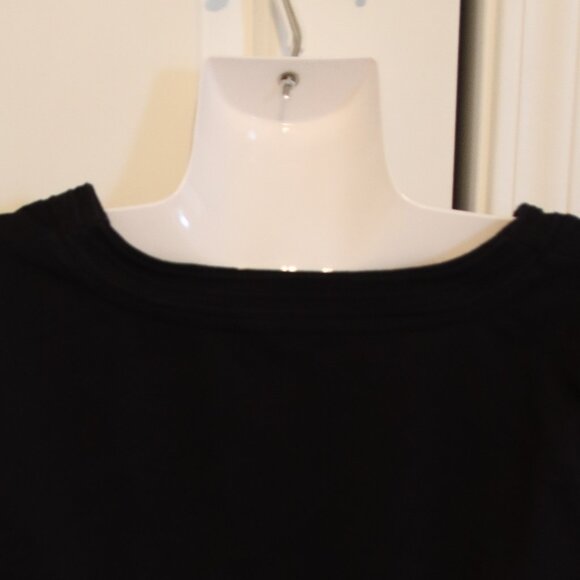 Croft and Barrow Stretch  Size XL top Black - Picture 3 of 8